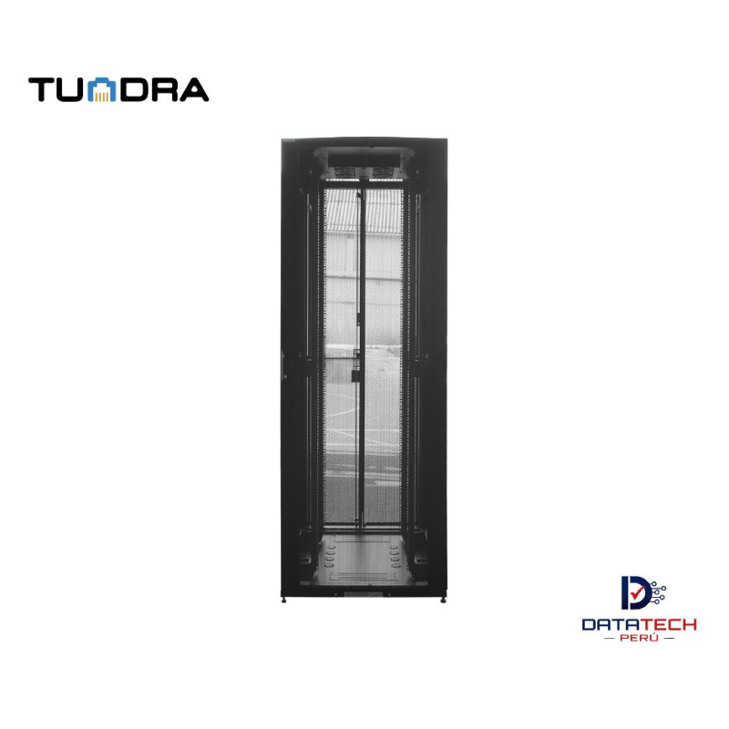 Gabinete de Piso con garruchas puerta microperforado 48-RU 2250 x 800 x 1000mm TUNDRA GP48-810CP2