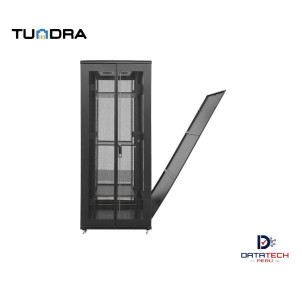 Gabinete de Piso con garruchas puerta microperforado 42-RU 2055 x 800 x 1000mm TUNDRA GP42-810CP2
