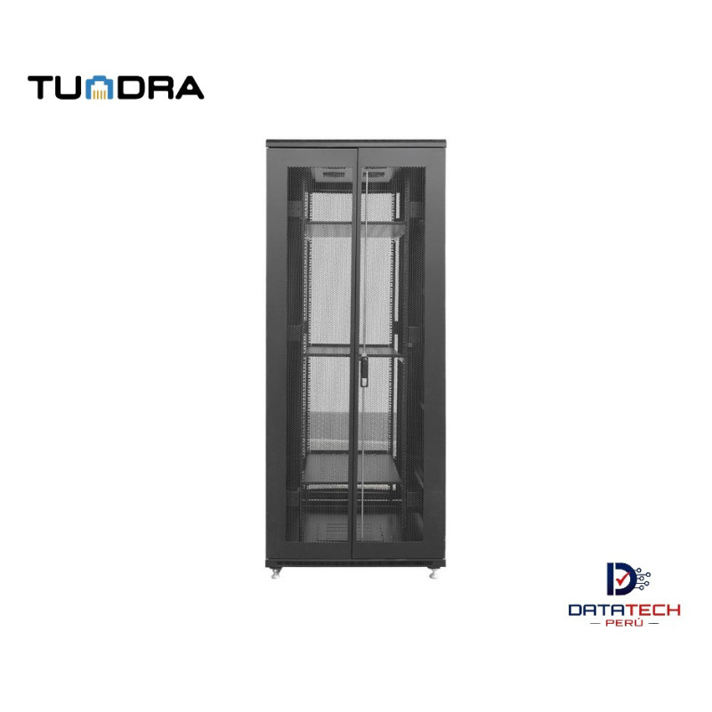 Gabinete de Piso con garruchas puerta microperforado 42-RU 2055 x 800 x 1000mm TUNDRA GP42-810CP2