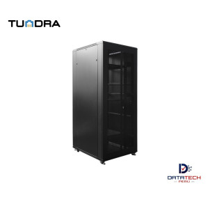 Gabinete de Piso con garruchas puerta de vidrio 42-RU 2055 x 800 x 1000mm TUNDRA GP42-810VPP2