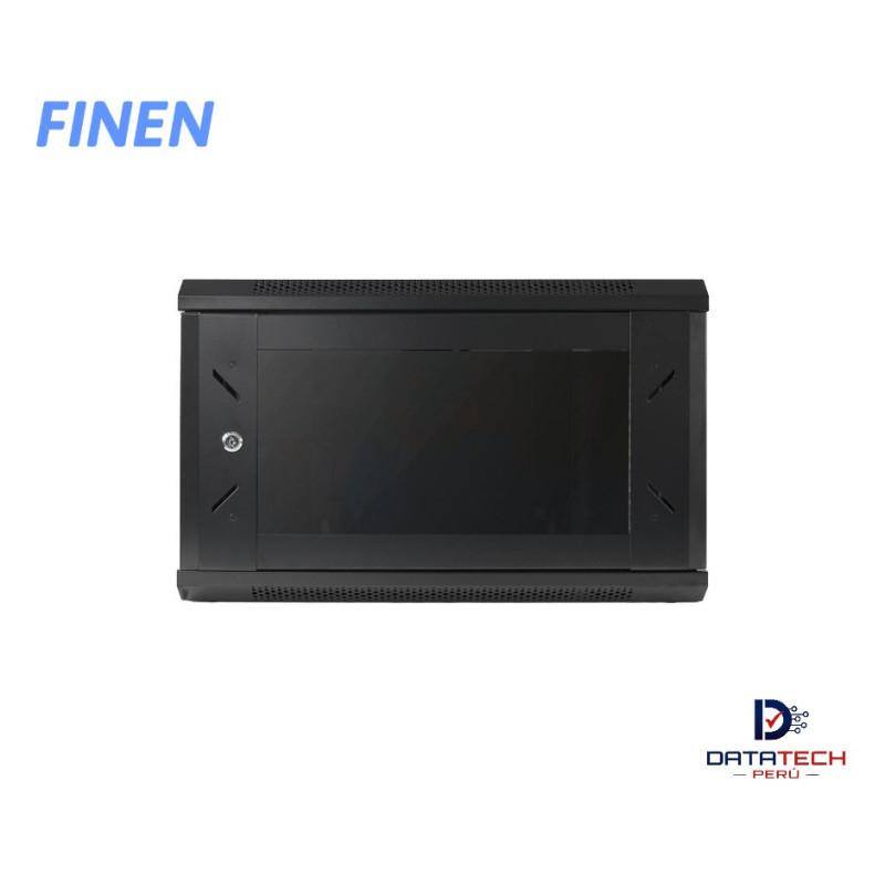 Gabinete de Pared Pivotable puerta de vidrio de 6-RU 368 x 600 x 600mm FINEN WMG6606