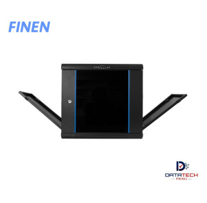 Gabinete de Pared Fijo puerta de vidrio de 9-RU 501 x 540 x 400mm FINEN W1-5409