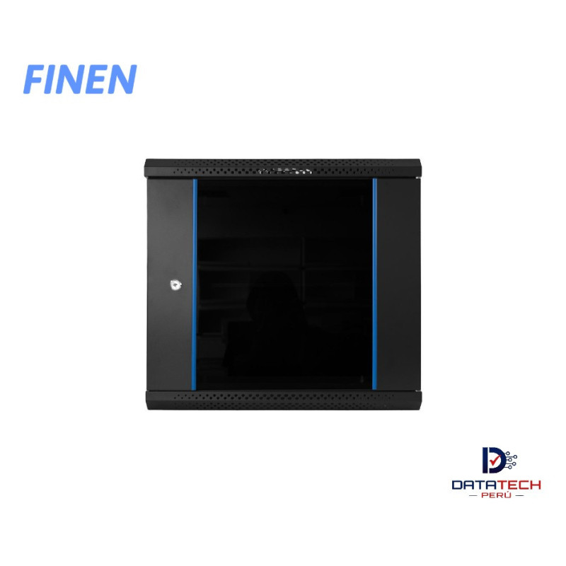 Gabinete de Pared Fijo puerta de vidrio de 9-RU 501 x 540 x 400mm FINEN W1-5409