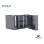 Gabinete de Pared Pivotable puerta de vidrio de 12-RU 635 x 600 x 550mm FINEN WMG6512