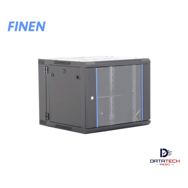 Gabinete de Pared Pivotable puerta de vidrio de 12-RU 635 x 600 x 550mm FINEN WMG6512