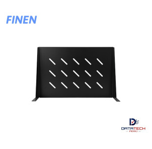 Bandeja 2-RU simple ranurada 19" x 300mm FINEN CS2U300DWM