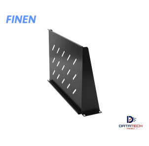Bandeja 2-RU simple ranurada 19" x 300mm FINEN CS2U300DWM