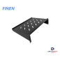 Bandeja 2-RU simple ranurada 19" x 300mm FINEN CS2U300DWM