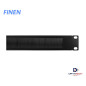 Panel con escobillas 19" 1 RU Negro FINEN 1UBP