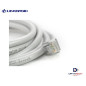 Patch cord de red UTP Categoría 6 3mt color Gris LINKBASIC CAA01-UC6-3-F