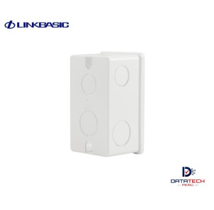 Caja de PVC para empotrar 4x2 color Blanco LINKBASIC OUX12-2