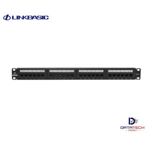 Patch Panel 24 Puertos Cat6 cargado tipo galleta LINKBASIC PND24-UC6