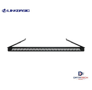 Patch Panel 24 Puertos Modular vacío Jacks no incluidos LINKBASIC PNA24-KJ
