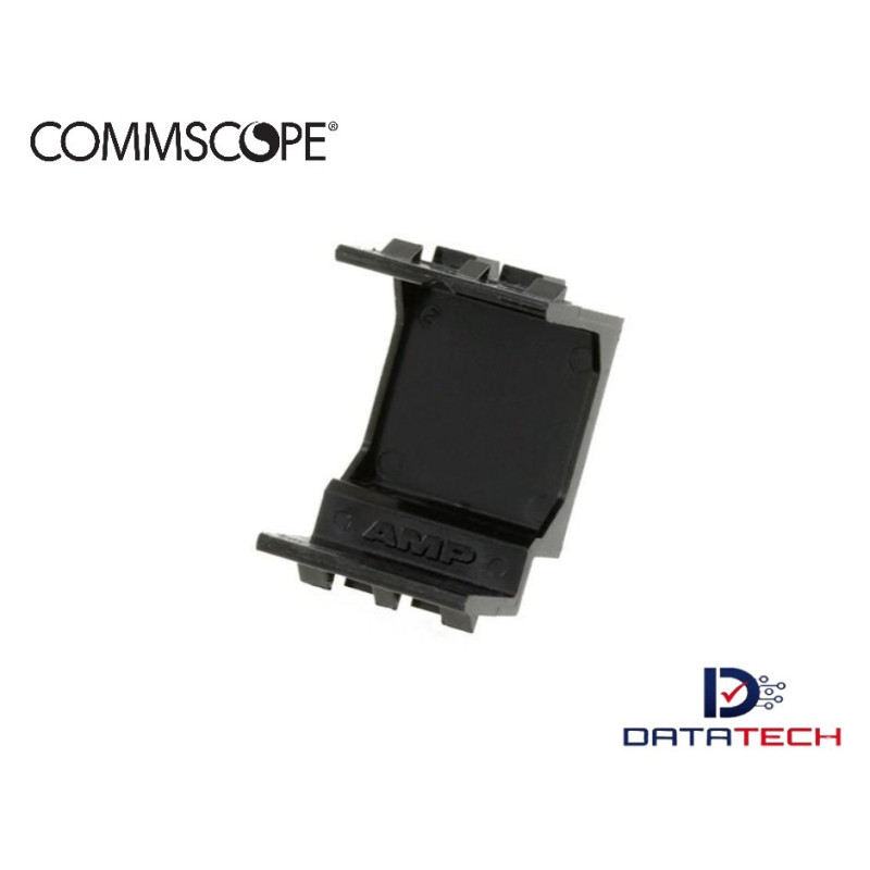 Dado ciego para face plate RJ45 color Negro 1116412-2 commscope