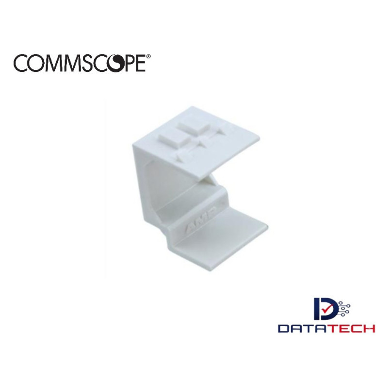 Dado ciego para face plate RJ45 color Blanco 1116412-3 commscope