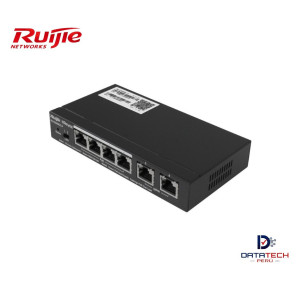 REYEE Gigabit Smart Poe Switch, 4 puertos Poe/Poe+ con 2 puertos de enlace RUIJIE NETWORKS RG-ES206GC-P
