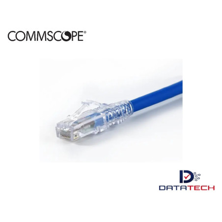 Patch cord UTP RJ45 CM cat 6 de 3m Color Azul NPC06UVDB-BL010F Commscope