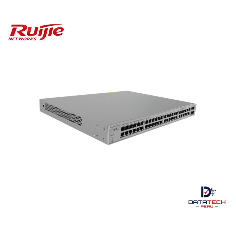 Switch 48 Port L2 Managed Poe 10G 48 Gigabit RJ45 Poe/Poe+ Puertos, 4 *10G SFP+ RUIJIE NETWORKS RG-NBS3200-48GT4XS-P