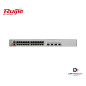 Switch 24-puerto 10/100/1000Base-T, y 4 1G/10G SFP+ Puertos RUIJIE NETWORKS RG-CS83-24GT4XS-PD