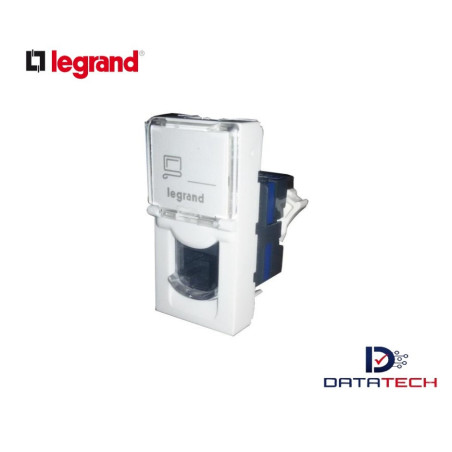 Dado RJ45 categoria 6  color blanco mosaic 573428 LEGRAND