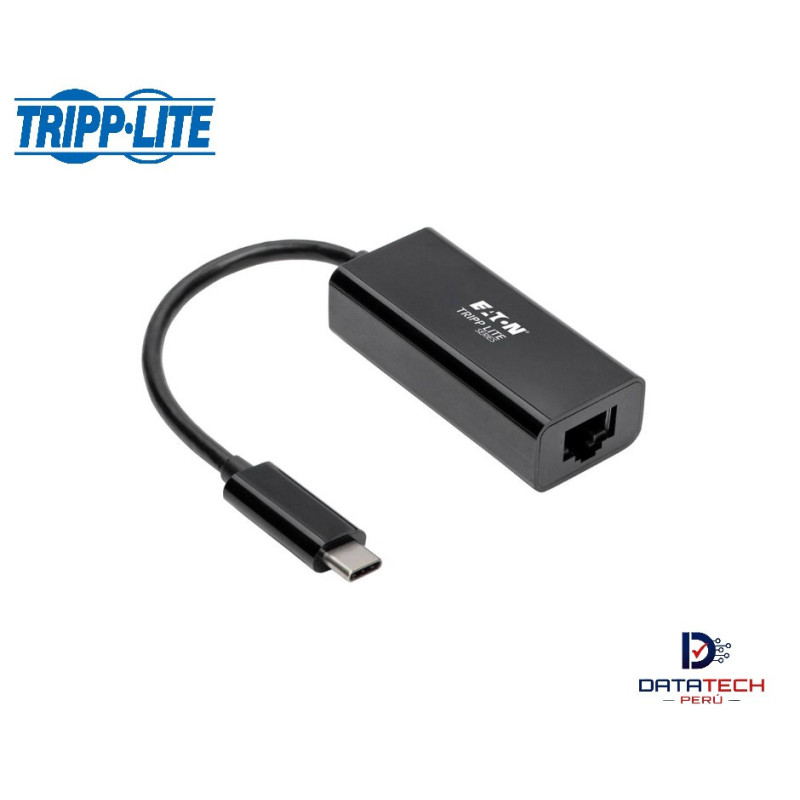 USB-C to Gigabit Network Adapter with Thunderbolt 3 Compatibility - Negro TRIPP LITE U436-06N-GB