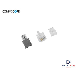 Conector Rj-45 Cat 6 Blindado 3 Piezas Caja por 100Und Commscope 6-2111979-2