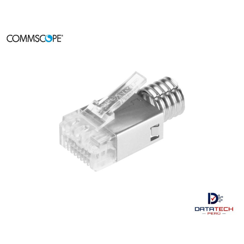 Conector Rj-45 Cat 6 Blindado 3 Piezas Caja por 100Und Commscope 6-2111979-2