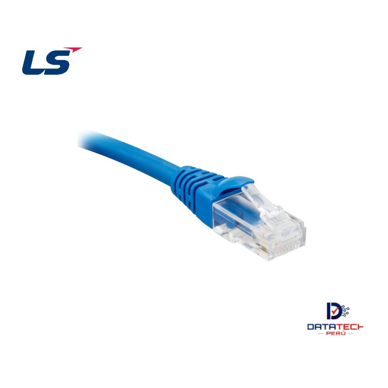 Patch Cord De Red Rj-45 Cat 6 Color Azul De 1M LS Cable 1.2LS-PCUC6BL1