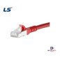 Patch Cord De Red Rj-45 Cat 6A STP Color Rojo De 1M LS Cable 1.2LS-PCSC6ARD1