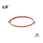 Patch Cord De Red Rj-45 Cat 6A STP Color Rojo De 1M LS Cable 1.2LS-PCSC6ARD1