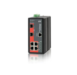 Interruptor PoE Industrial Gestionado 1G/2.5G  IGS+402SM-4PH24