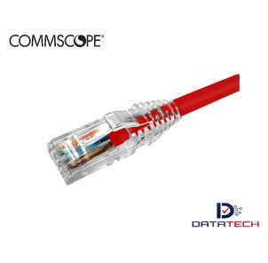 Patch cord UTP RJ45 CM cat 6 de 3m Color Rojo NPC06UVDB-RD010F Commscope