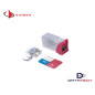 Z6A-S03B | Jack Cat6A Plano/Angular Rojo-Siemon
