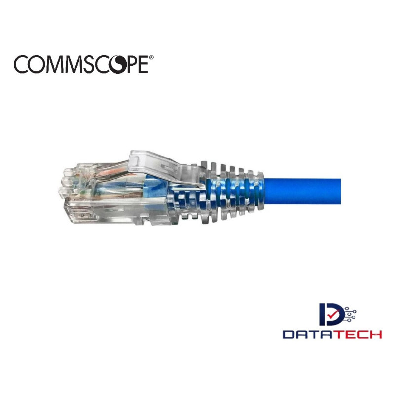 Patch cord UTP RJ45 LSZH cat 6 de 1m Color Azul NPC06UZDB-BL001M Commscope