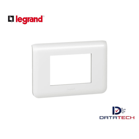 Placa de 3 Puerto mosaic color blanco 078893 LEGRAND