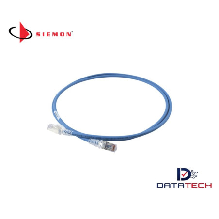 ZM6A-S05-06B | Patch Cord Cat6A LSZH 1.5M Azul-Siemon
