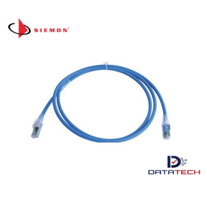 ZM6A-S07-06B | Patch Cord Cat6A LSZH 2.1M Azul-Siemon