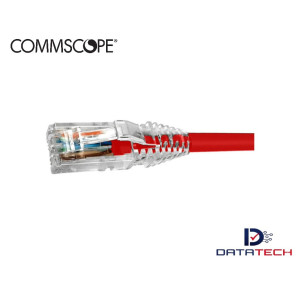Patch cord UTP RJ45 LSZH cat 6 de 3m Color Rojo NPC06UZDB-RD003M Commscope