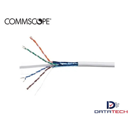 Cable de red F/UTP categoría 6A LSZH 23awg blanco rollo de 305m 884019708/10 COMMSCOPE