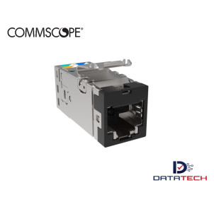 Jack modular RJ45 categoría 6A Blindado color Negro 2153449-2 Commscope