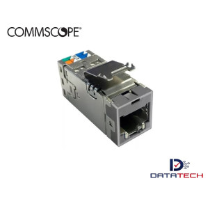 Jack modular RJ45 categoría 6A Blindado color Gris 2153449-4 Commscope