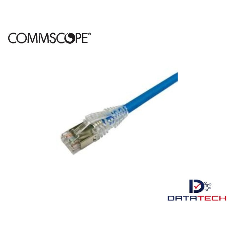 Patch cord F/UTP RJ45 LSZH cat 6A de 3m Color Azul NPC6ASZDB-BL003M Commscope