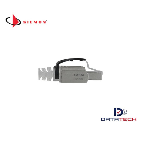 ZP1-6AS-01B | Plug CAT6A Blindado 22-26 AWG. Incluye bota con latch de protección-Siemon