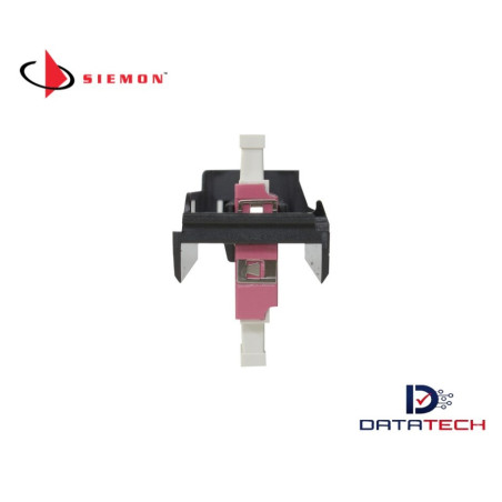 LVA12-LCE-BC-A | Panel FO LightVerse con 12 Acopladores LC OM4 color Violeta-Siemon