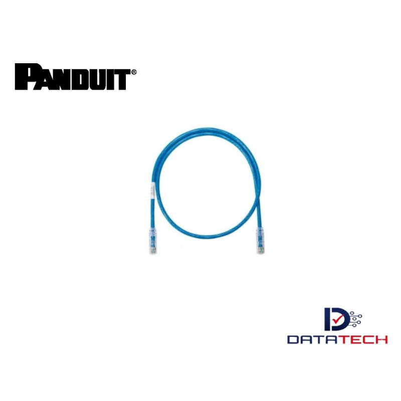 Patch cord UTP RJ45 CM cat 6 de 3.0m 24awg Color Azul NK6PC10BUY Panduit Netkey