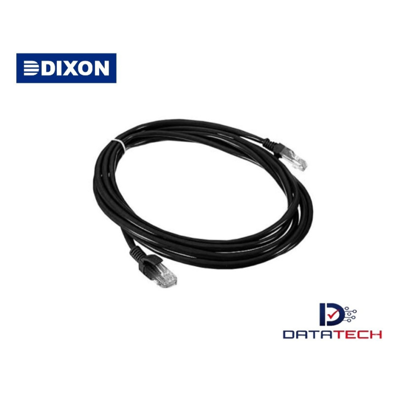 Cable Patch Cord UTP Cat. 6 color negro 3mtr URT46F4U/03M4B0 Dixon
