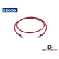 Cable Patch Cord UTP Cat. 6 Color Rojo 1Mtr URT46F4U/01M4B2 Dixon