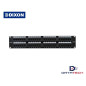Patch Panel Cat. 6 Color Negro 48 Puertos Cargados P48T-K11-C6C/BK Dixon