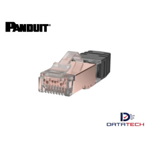 Conector plug de red RJ45 cat 6A de 5 piezas armable blindado SPS6X88-C Panduit
