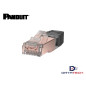 Conector plug de red RJ45 cat 6A de 5 piezas armable blindado SPS6X88-C Panduit